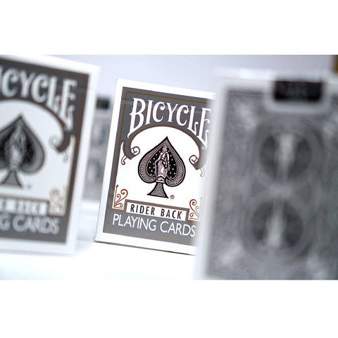 Bicycle Rider Back Grey Playing Cards Deck Magic Tricks Poker Made In USA
