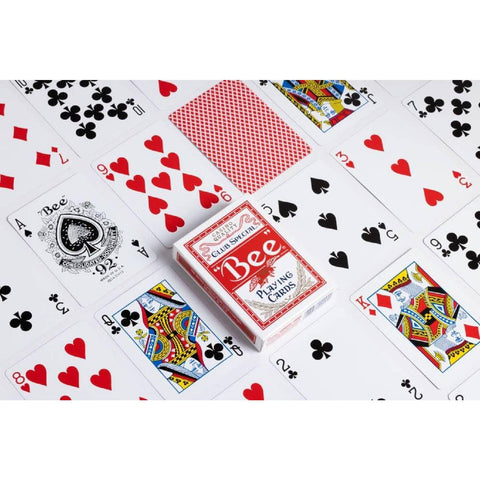Bee Standard Index Red Playing Cards Bicycle Magic Tricks Casino USpcc