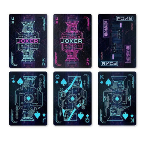 Bicycle Cyberpunk Cybercity Playing Cards Deck Poker Size Made In USA