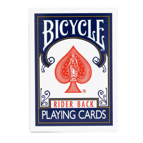 Bicycle Rider Back 808 Black Seal Playing Cards Blue