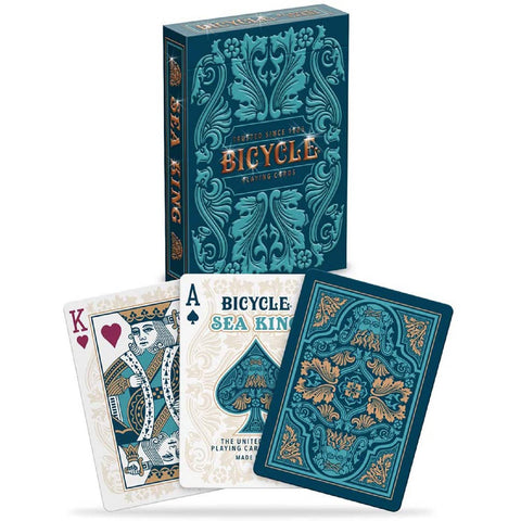 Sea King Bicycle Playing Cards Deck Magic Tricks Poker Games Made In USA