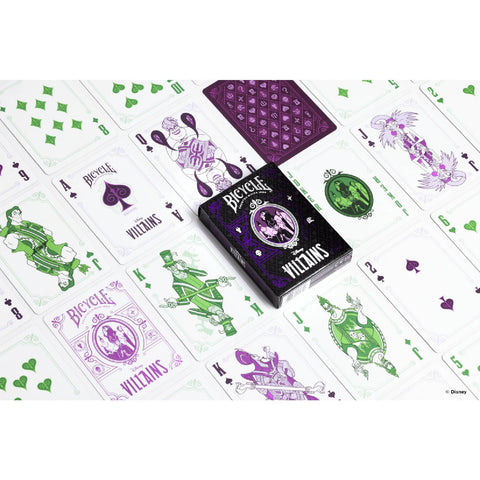 Bicycle Disney Villains Playing Cards Purple Deck Poker Size Made In USA