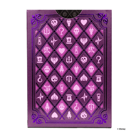 Bicycle Disney Villains Playing Cards Purple Deck Poker Size Made In USA