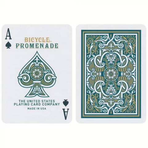 Bicycle Promenade Playing Cards: Elegant Vintage Deck + Gaff Card