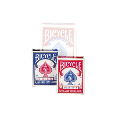 Bicycle Rider Back Mini Standard Index Poker Playing Cards Magic Tricks Red