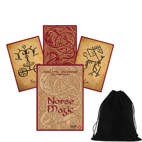 Norse Magic Cards Deck Oracle Appel Dirk Grosser Agm Urania With Bag