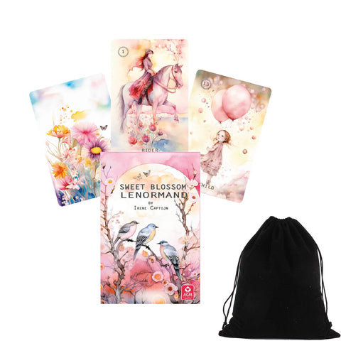 Sweet Blossom Lenormand Cards Deck Irene Captijn Agm Urania With Bag