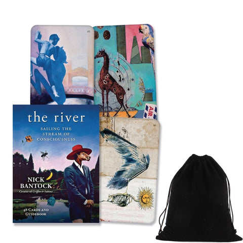 The River Oracle Cards Deck & Guidebook Llewellyn By Nick Bantock With Bag