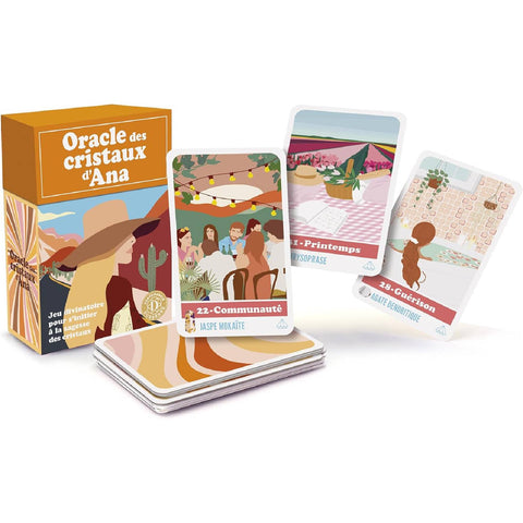 L’Oracle des Cristaux d’Ana French Edition Grimaud Cartomancie