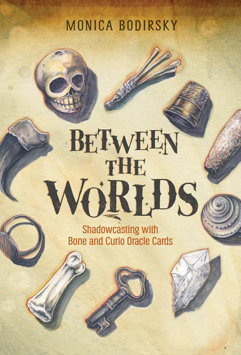 Between The Worlds Oracle Cards Schiffer Publishing Shadowcasting Bone Curio NEW