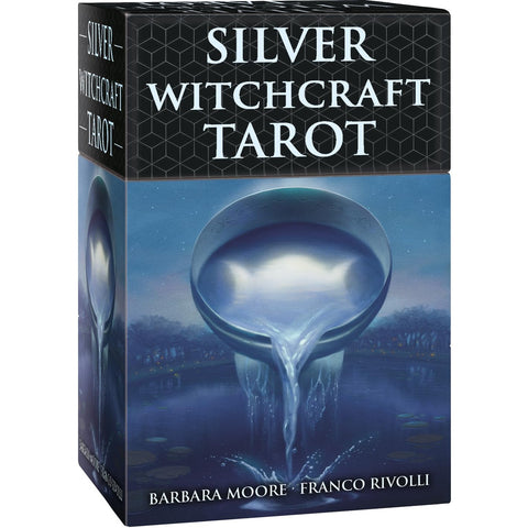 Silver Witchcraft Tarot Premium Silver-Edged 78 Card Deck Lo Scarabeo