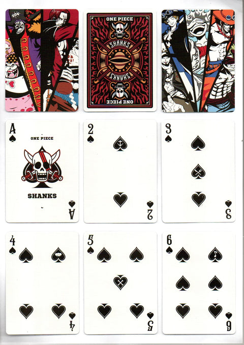 One Piece Shanks Playing Cards Poker Deck by Card Mafia Official License