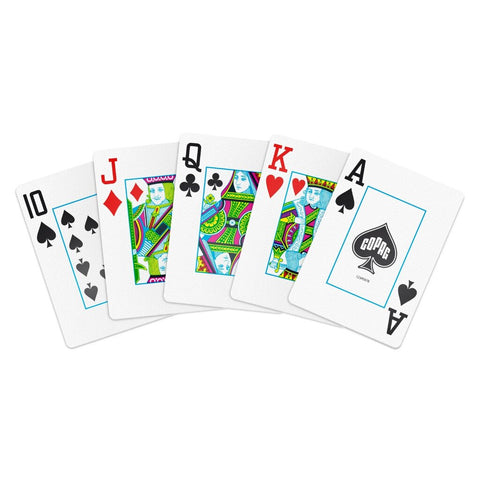 Copag Poker Playing Cards Jumbo Index PVC Double Deck Yellow Pink