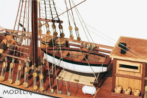OcCre Aurora Brig 1:65 Wooden Sailing Ship Model Kit with English Guide