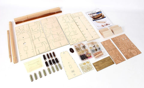 OCCRE HMS Endeavour 1:54 Wooden Sailing Ship Model Kit Advanced Builders