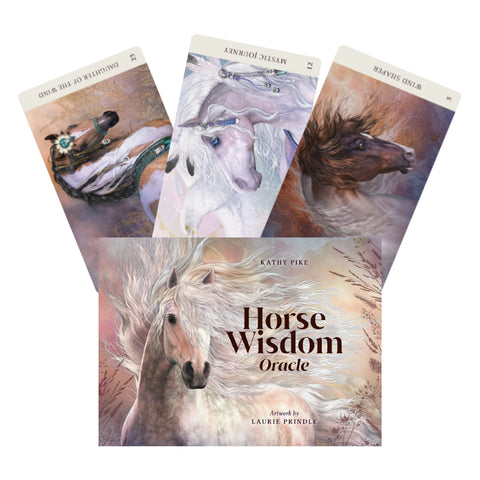 Horse Wisdom Oracle Cards 44-Card Deck & Guidebook by Kathy Pike Blue Angel