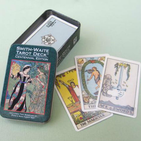 Smith Waite Centennial Deck Cards Tin Box Esoteric US Games Systems NEW
