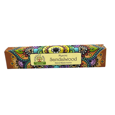 Namaste Mandala Masala Incense - Sandalwood Orkay