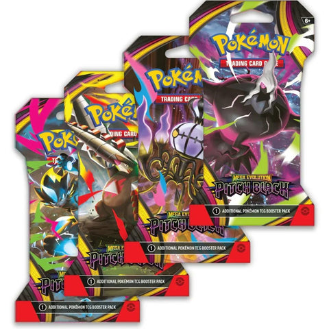 Pokemon Mega Evolution Pitch Black Sleeved Booster Pack (ENG)