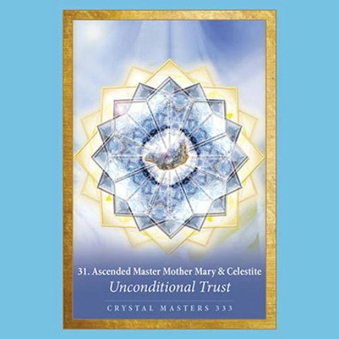 Crystal Mandala Oracle Cards Deck by Alana Fairchild Blue Angel