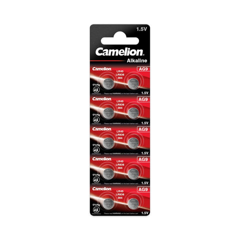 Camelion LR936 AG9 394 alkaline - original blister card of 10