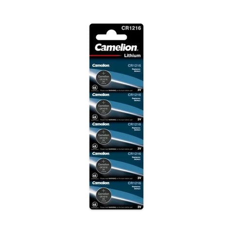 Camelion CR1216 3V lithium - original blister card of 5