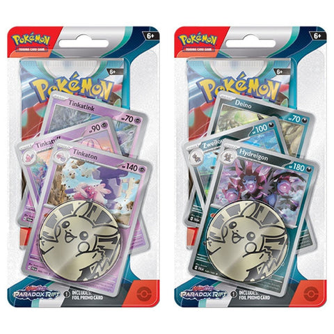 Pokemon TCG Paradox Rift Hydreigon Premium Checklane Blister Pack
