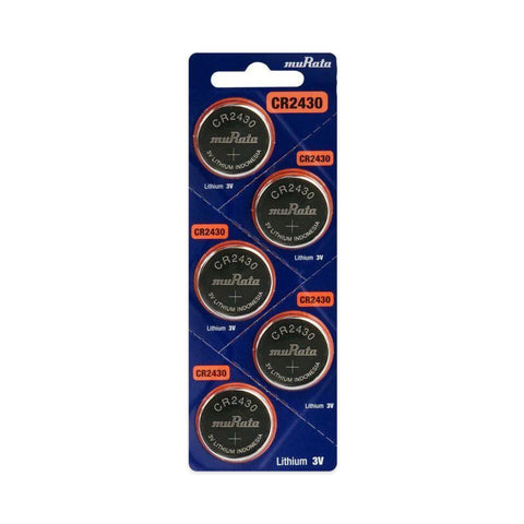 Murata CR2430 3V lithium - original blister card of 5