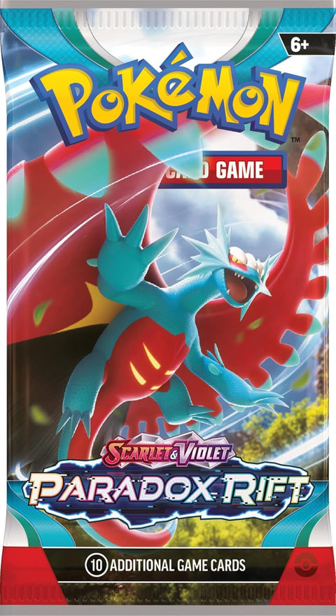 Pokemon Scarlet & Violet Paradox Rift Booster Pack - 10 Cards English