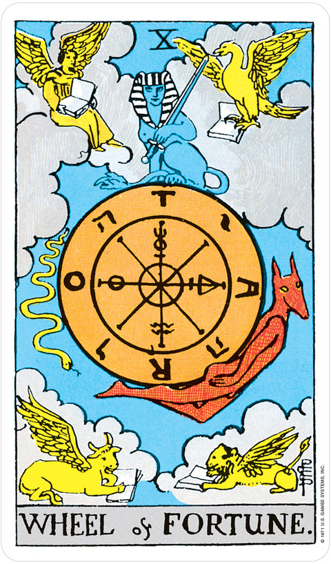 Rider Waite 100% Plastic Tarot Deck 78 Cards US Games Pamela Colman Smith