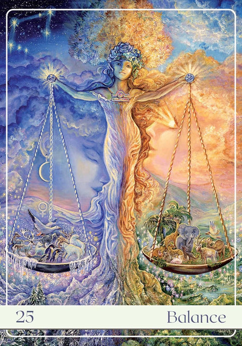Angelic Vibrations Oracle Cards Deck Josephine Wall 50-Card Findhorn