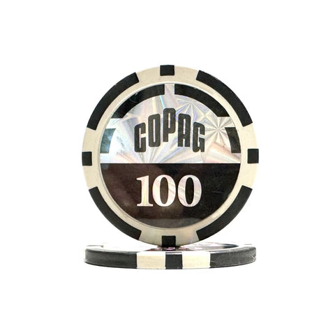 Copag 300 Poker Chip Set Dark Aluminum Case with 2 Jumbo Index Decks