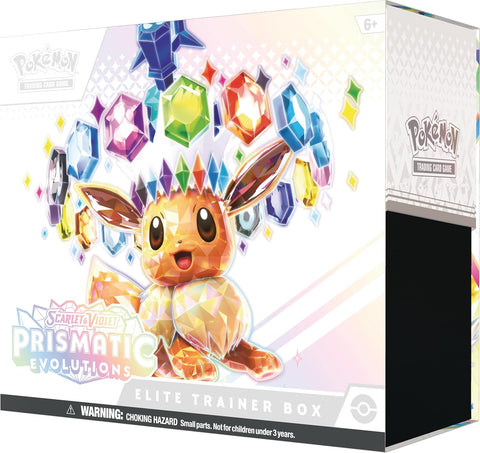 Pokemon TCG Scarlet & Violet Prismatic Evolutions Elite Trainer Box ETB