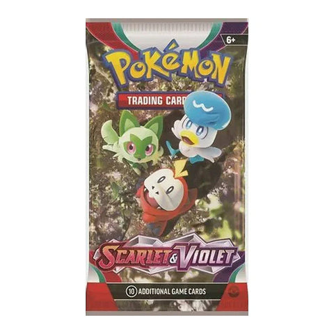 Pokemon TCG Scarlet & Violet Base Set Booster Pack 10-Card English