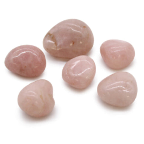 6x Large Rose Quartz Tumble Stones African Gemstones Healing Crystals