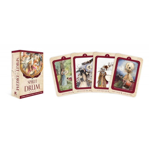 Spirit of the Drum Oracle Cards Deck & Guidebook by Rockpool Publishing