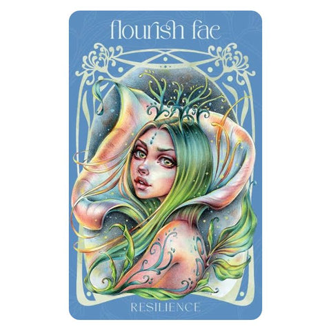 Enchanted Garden Oracle Cards Blue Angel