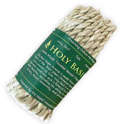 Holy Basil Tulsi Rope Incense 50 Pack Natural Herbal Scent AW Gifts Nepal