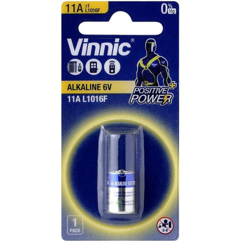 Vinnic 11A Car Remote Batteries Alkaline 6V L1016F 1Bl E11A GP-11A GP11A NEW