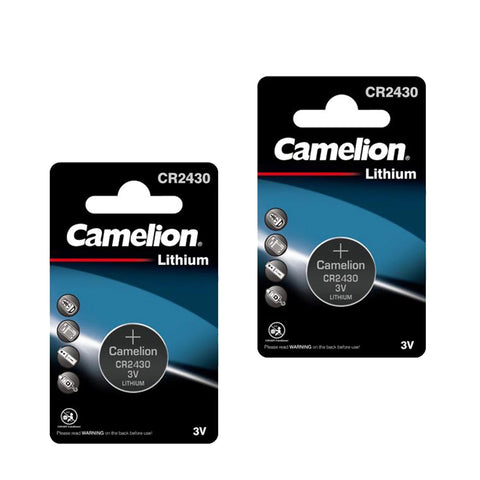 2x Camelion CR2430 3V Lithium Coin Cell Button Batteries DL2430