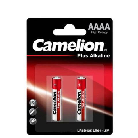 2x Camelion AAAA Alkaline Batteries 1.5V LR61 E96 MN2500 LR8D425