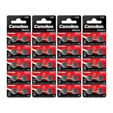 40x Camelion AG12 LR43 - 4 cards of 10