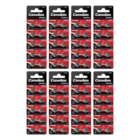 80x Camelion AG12 LR43 - 8 cards of 10