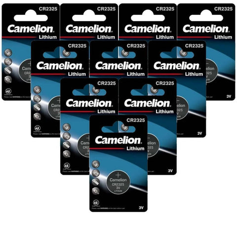 10x Camelion CR2325 3V Lithium Coin Cell Batteries Watch Key Fob