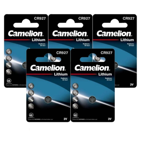 5x Camelion CR927 3V Lithium Coin Cell Batteries DL927 ECR927