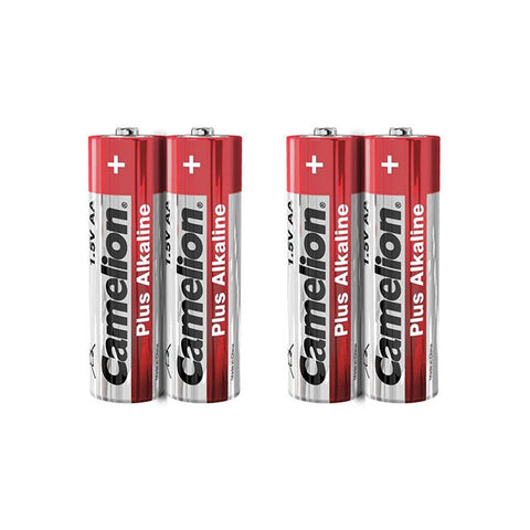 4x Camelion AA Plus Alkaline 1.5V Batteries LR06 MN1500 E91