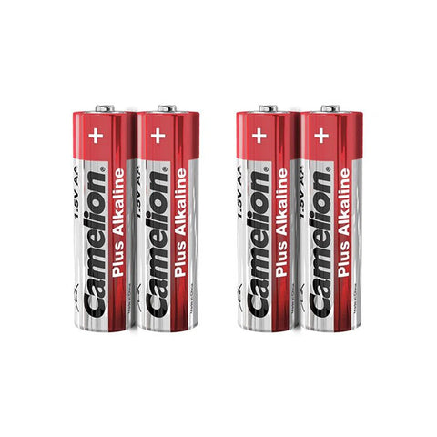 4x Camelion AA Plus Alkaline 1.5V Batteries LR06 MN1500 E91
