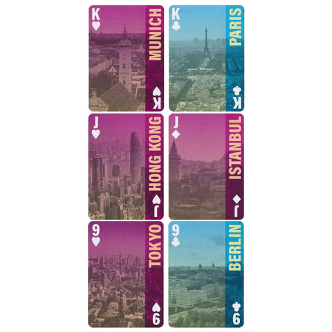 Bicycle Cities of the World Travel Playing Cards Poker Deck USA