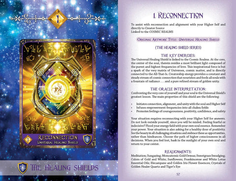 Celestial Frequencies Oracle Cards & Healing Activators Schiffer Publishing NEW