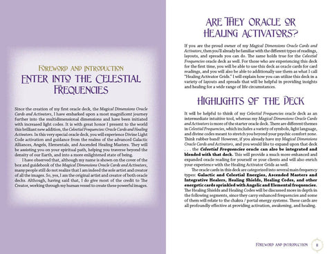 Celestial Frequencies Oracle Cards & Healing Activators Schiffer Publishing NEW